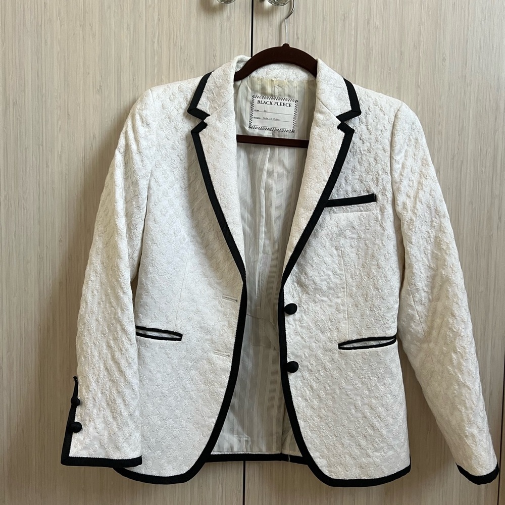 White blazer from Black Fleece